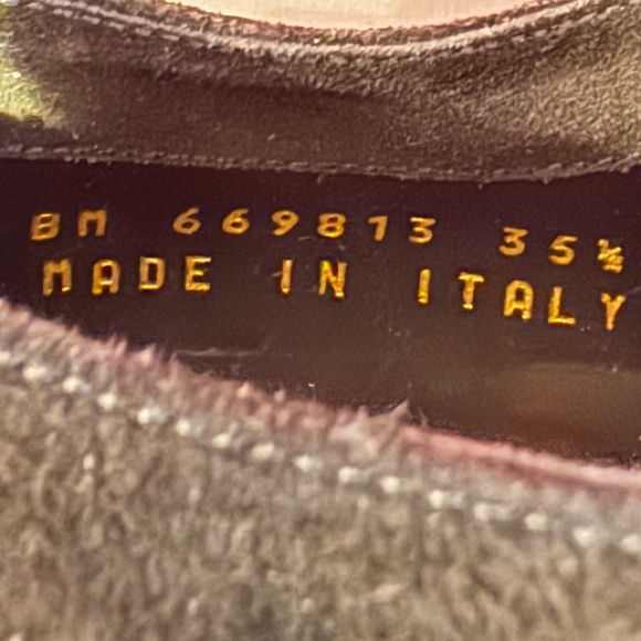 NWT Saint Laurent Teddy Suede Platform Derby EU35.5 - Picture 12 of 12